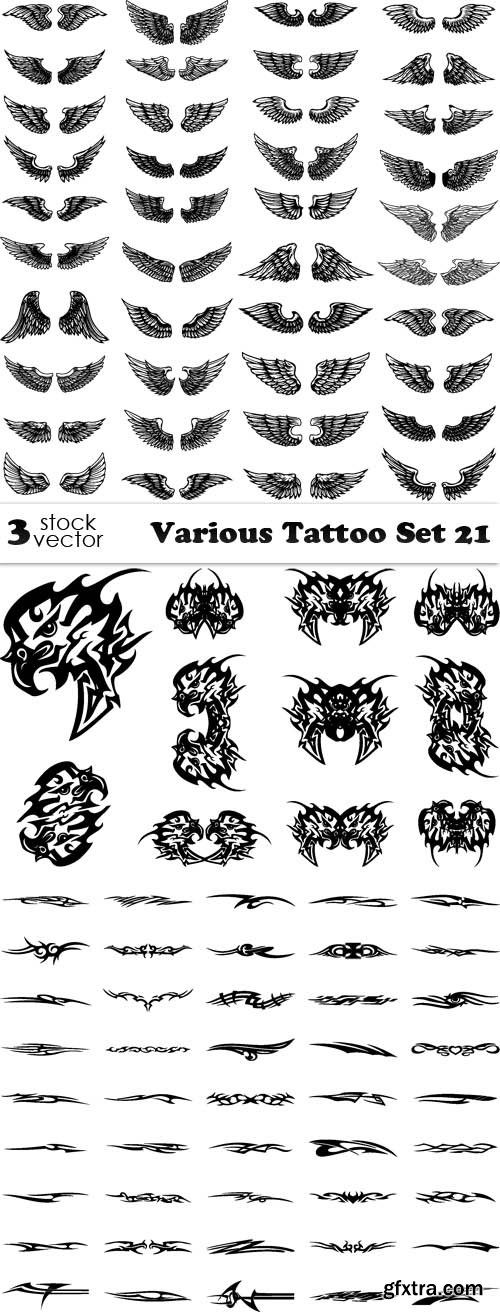 Vectors - Various Tattoo Set 21