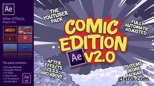 Videohive - The YouTuber Pack - Comic Edition V2.0 - 16575265