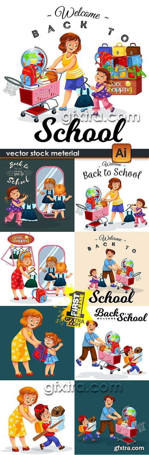 Back to school purchase and preparation textbooks a form