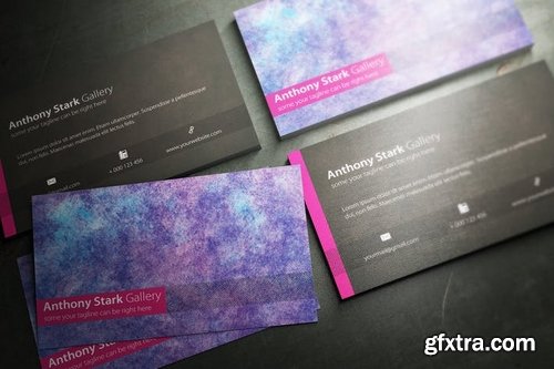 Color Cloud Business Card Design