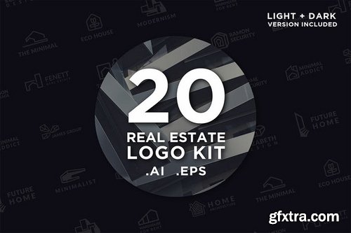 20 Real Estate Logo Kit