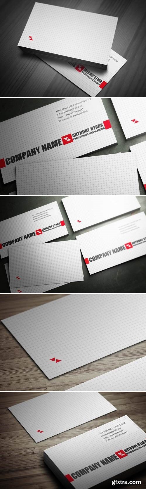 Light Business Card Design