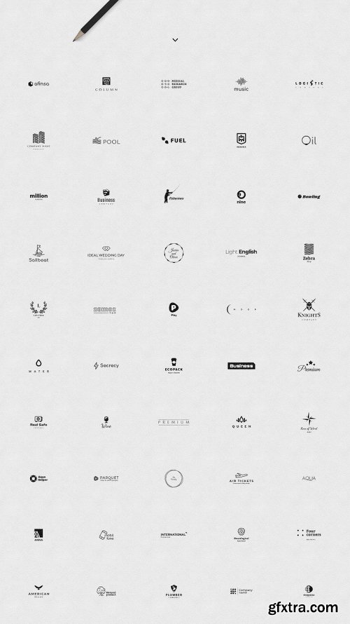 CreativeMarket 50 Logos Creators Vol.1 2546941