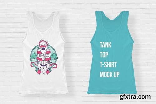 Tank Top T Shirt Mock Up