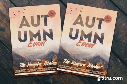 Autumn Event Flyer Poster