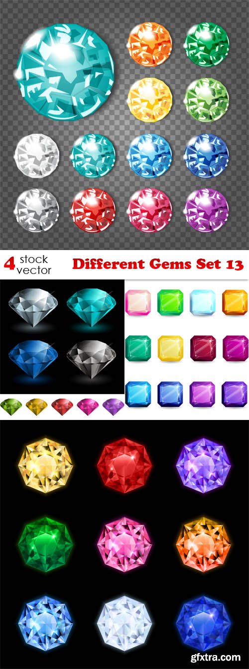 Vectors - Different Gems Set 13