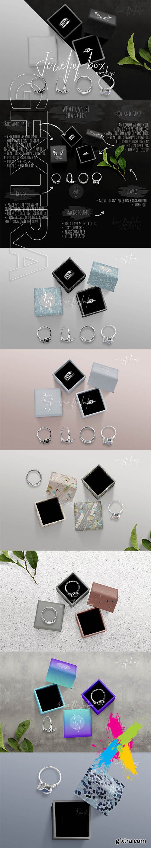 CreativeMarket - NEW Jewelry boxes mockup 2803469