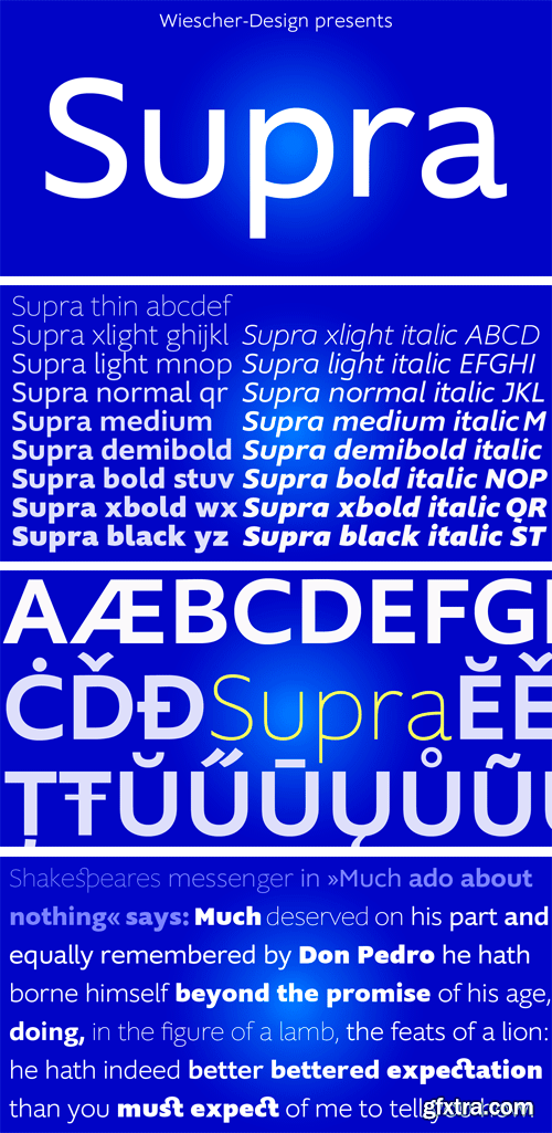 Supra Font Family