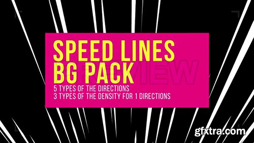 Speed Lines Background Pack 96721