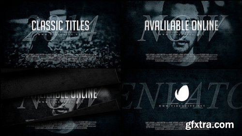 Videohive Classic Titles 8001426
