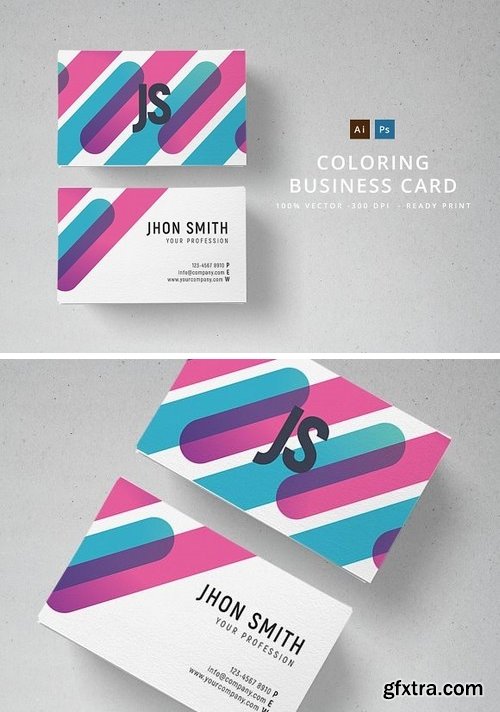 CM - Coloring Business Card 2861723