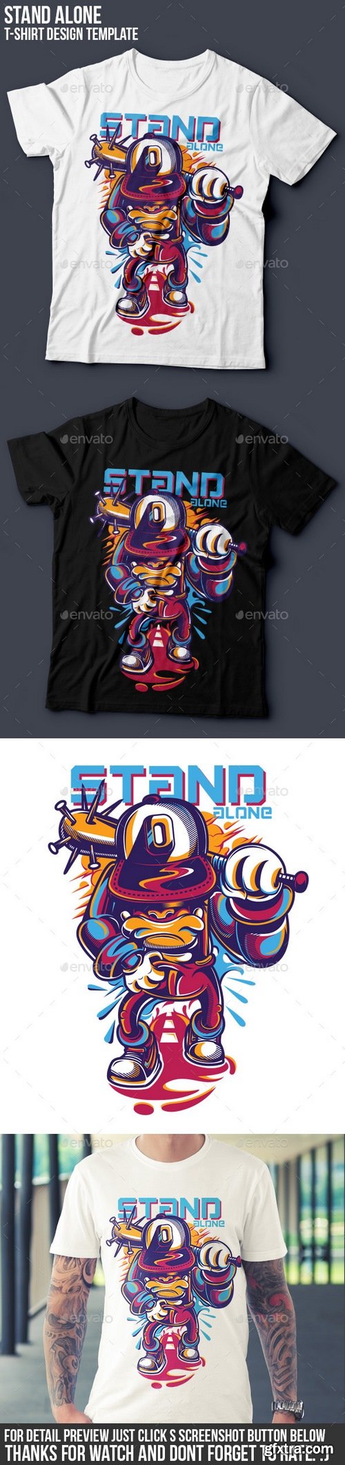 Graphicriver - Stand Alone T-Shirt Design 15514417
