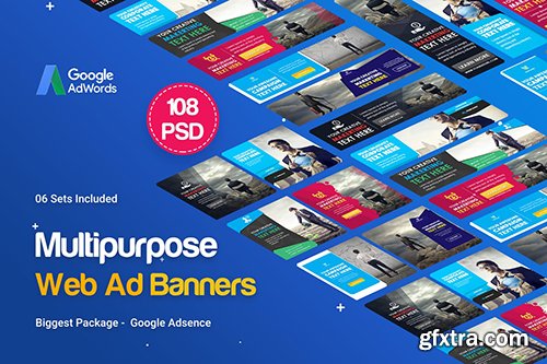 Multipurpose Banners Ad - 108PSD [ 06 Sets ]