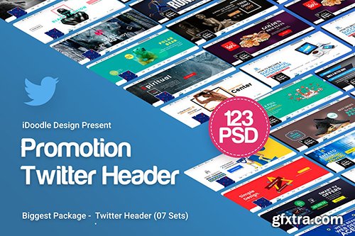 Promotion Twitter Header - 123PSD [07Set]