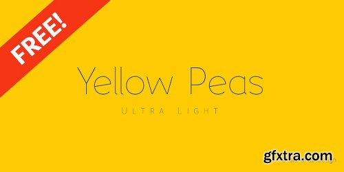 Yellow Peas Font Family - 4 Fonts