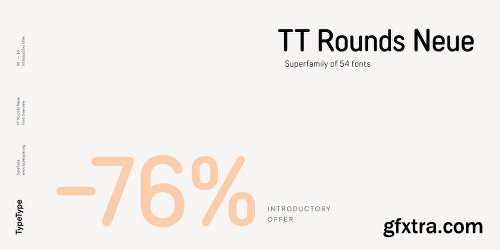 TT Rounds Neue Font Family - 54 Fonts