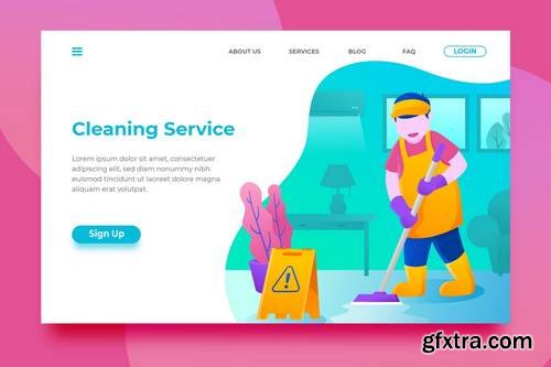 Cleaning Service - Landing Page