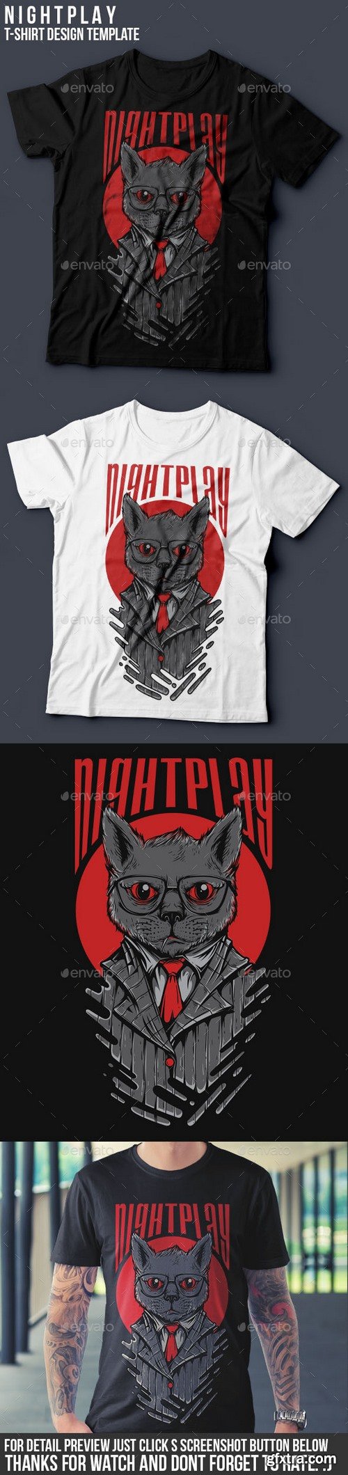 Graphicriver - Nightplay T-Shirt Design 16272334