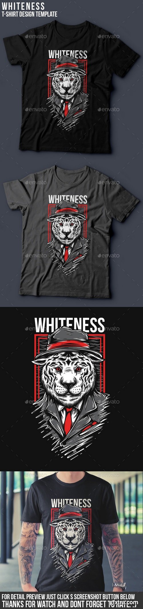 Graphicriver - Whiteness T-Shirt Design 16417764