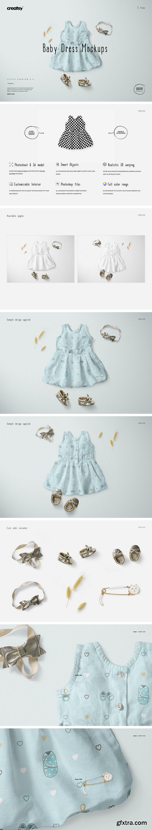 CM - Baby Dress Mockup Set 1 2406325