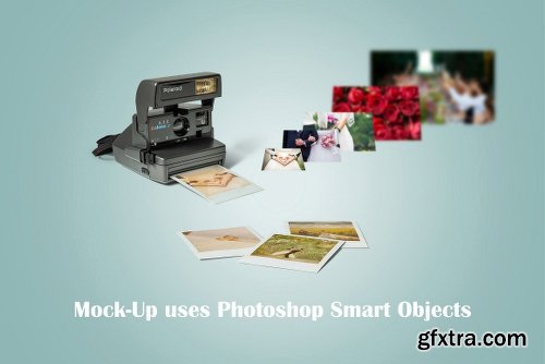 CreativeMarket Polaroid Mockup 2871030