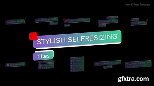 Stylish Self-Resizing Titles 96097