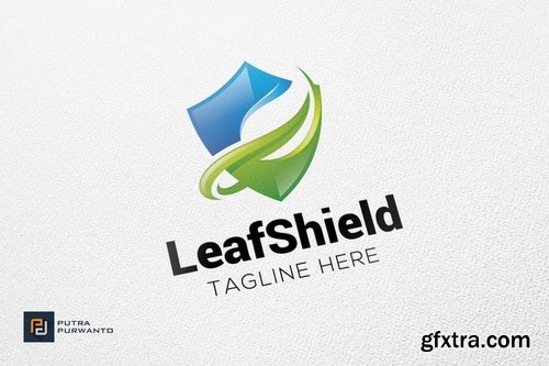 Leaf Shield - Logo Template