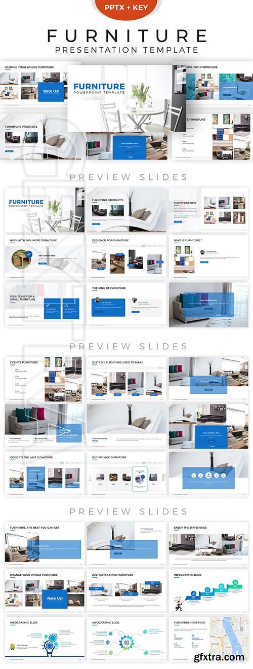 CreativeMarket - Furniture Presentation Template 2856243