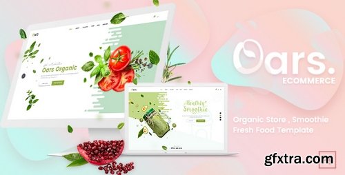 ThemeForest - Oars - Creative Organic Store , Smoothie , Fresh Food PSD Template - 20209979