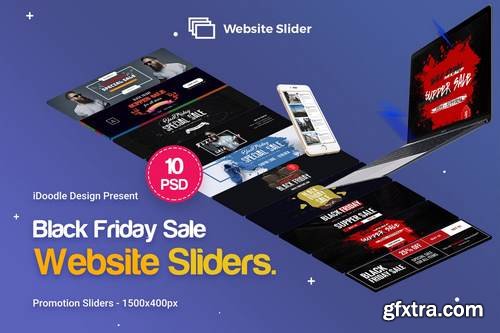 Black Friday Website Slider - 10PSD