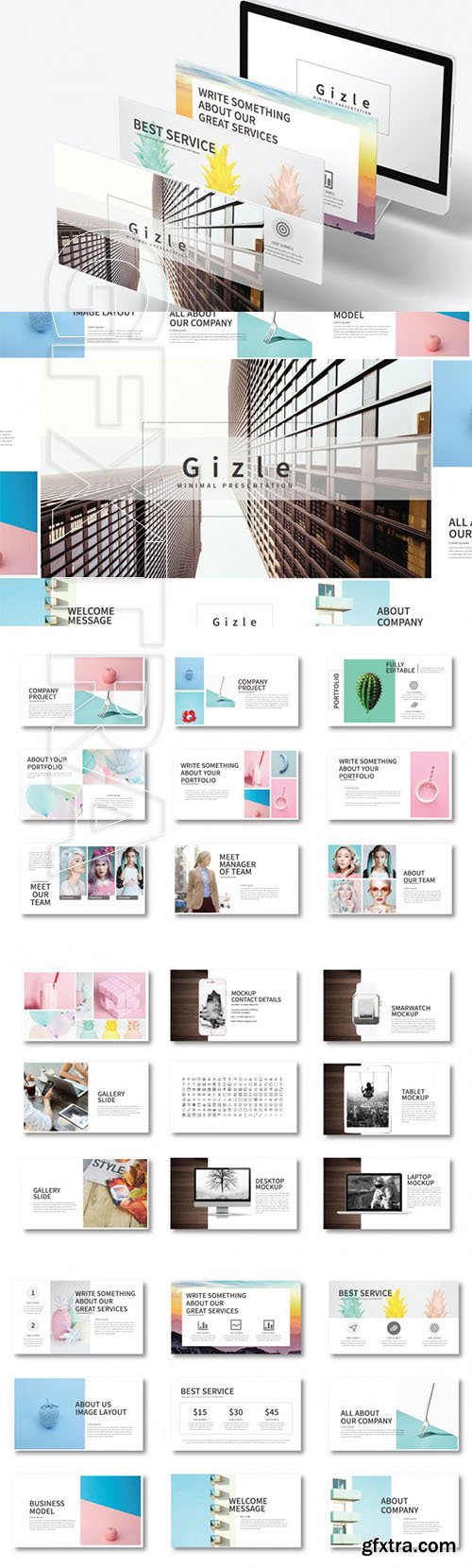 Gizle Powerpoint Template