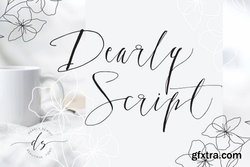CreativeMarket Dearly Script New Calligraphy Font 2846379