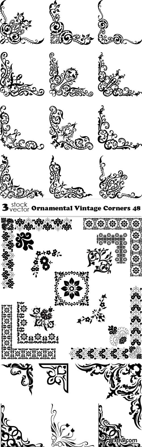 Vectors - Ornamental Vintage Corners 48