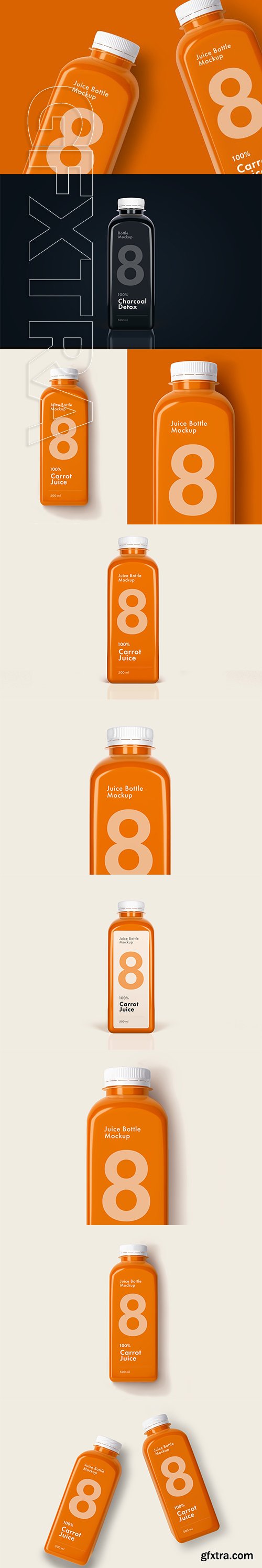CreativeMarket - Juice Bottle Mockup 2650715