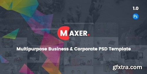 ThemeForest - Maxer - Creative Multipurpose Business & Corporate PSD Template - 17624736