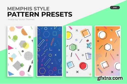 Memphis Style Pattern Presets