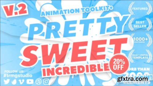 Videohive - Pretty Sweet - 2D Animation Toolkit V2 - 18421392