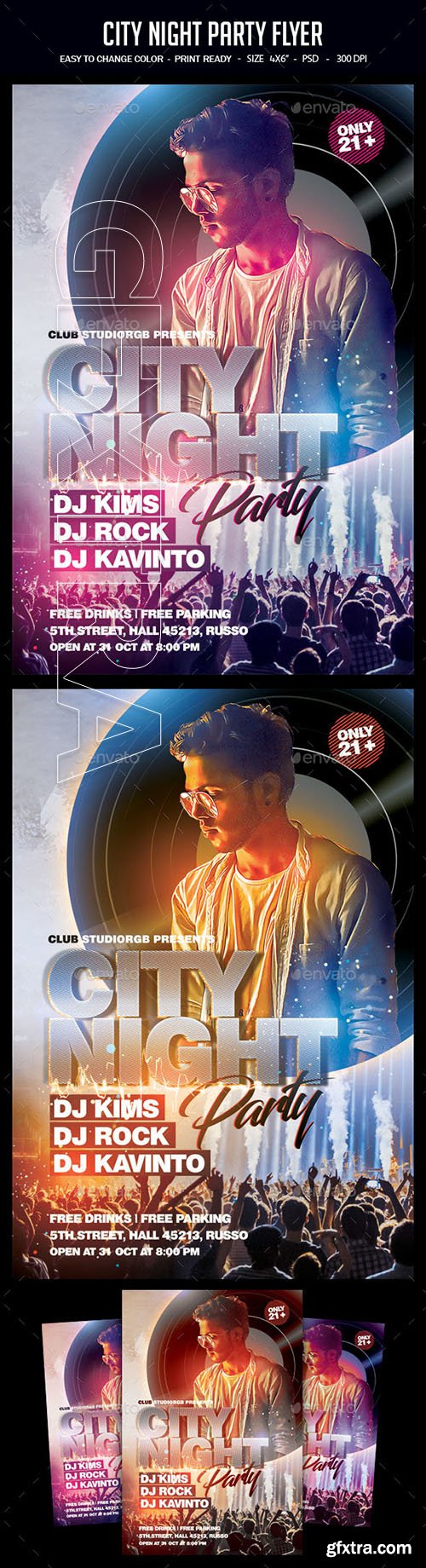 GraphicRiver - City Night Party Flyer 22509493