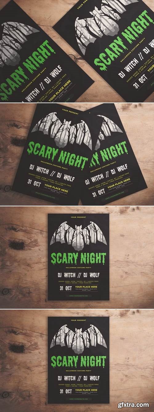 Halloween Scary Night Flyer