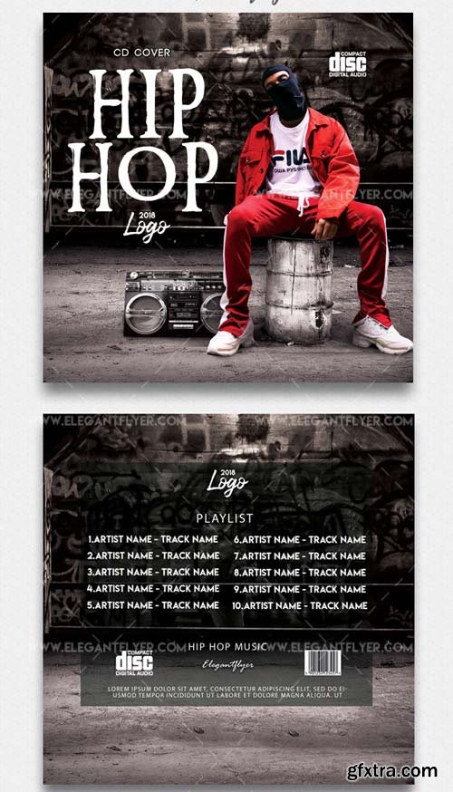 Hip Hop Mixtape v1 2018 Cd Cover