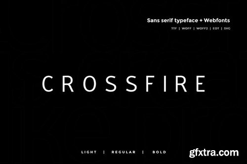 Crossfire - Modern Typeface + WebFont