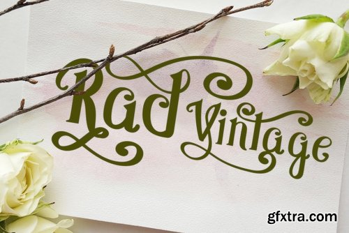 Rad Vintage Font