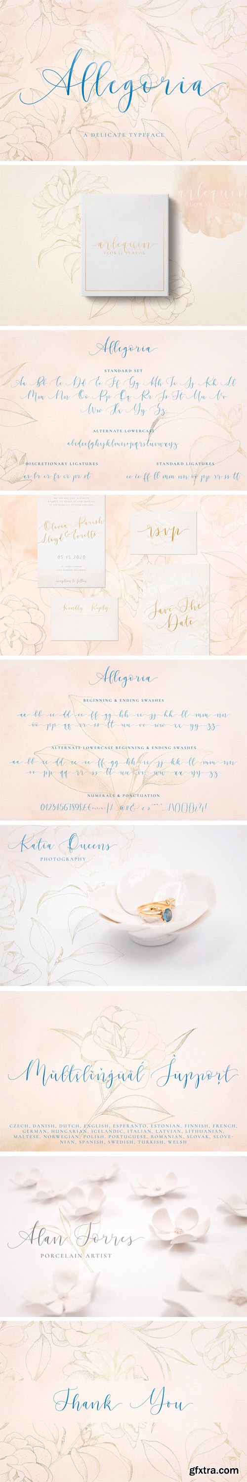 CM - Allegoria - Elegant Calligraphy Font 2701720