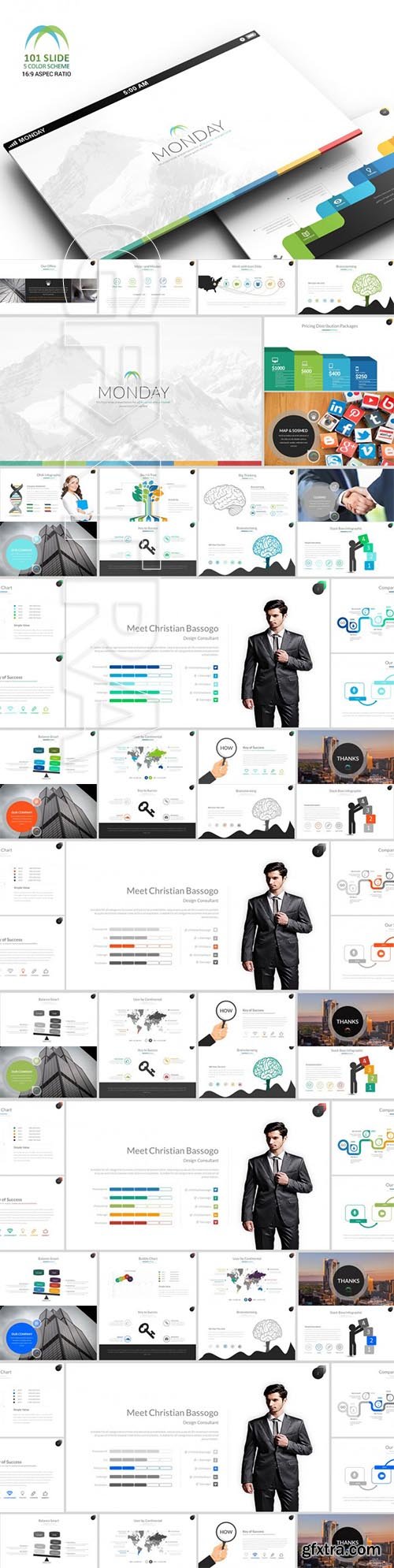 Monday Powerpoint Template