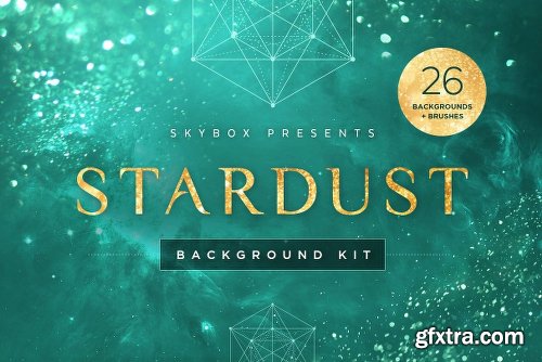 CreativeMarket Stardust Universe Background Kit 2895428