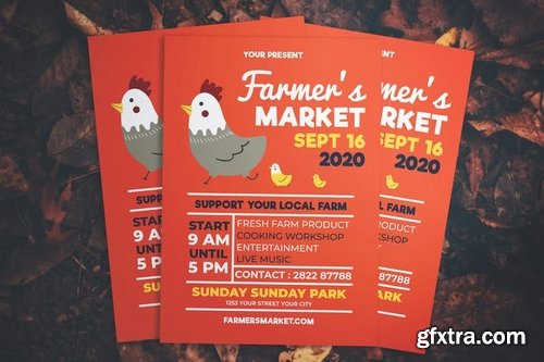 Simple Farmers Market Flyer
