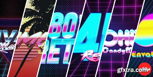 Videohive 80\'s VHS Logo Title Intro Pack 13046799