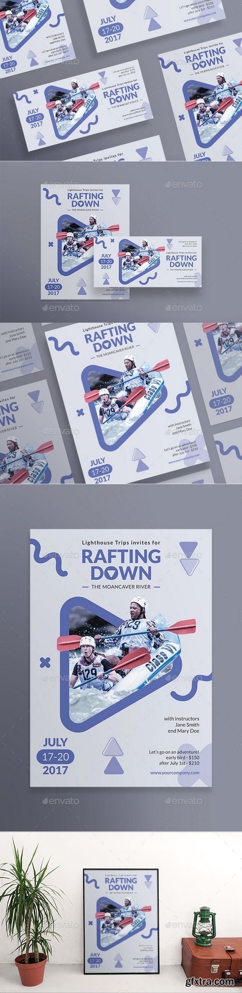 Graphicriver - Rafting Flyers 20625083