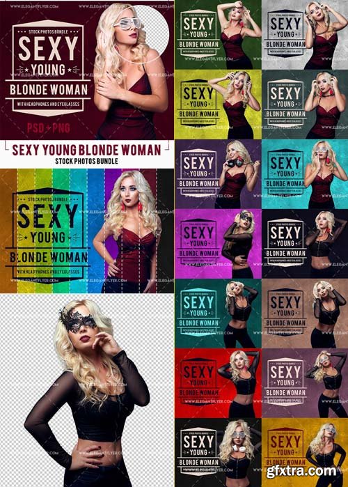 Stock Photos V3 2018 Bundle of Sexy Young Blonde Woman
