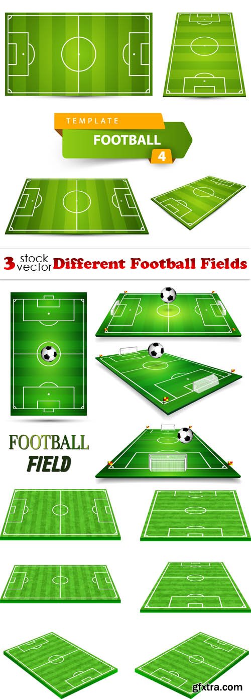 Vectors - Different Football Fields